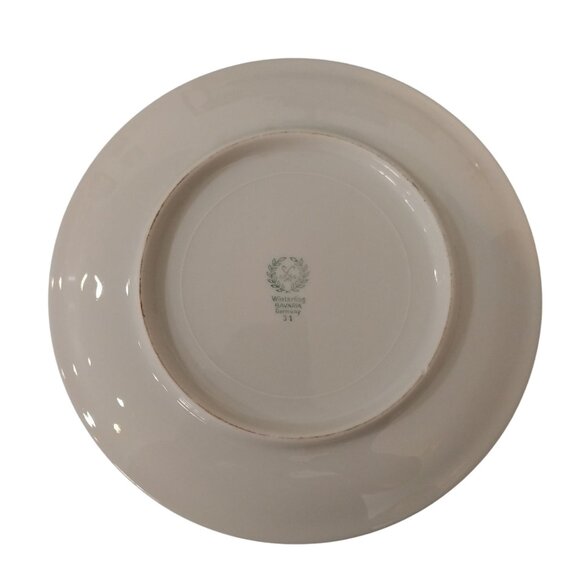 Winterling Bavaria Germany Courting Couple Plate With Gold Accents Set of 3 - Picture 6 of 8